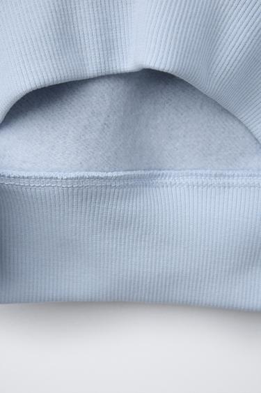 SWEAT UNI - Bleu clair de Zara - Image 5