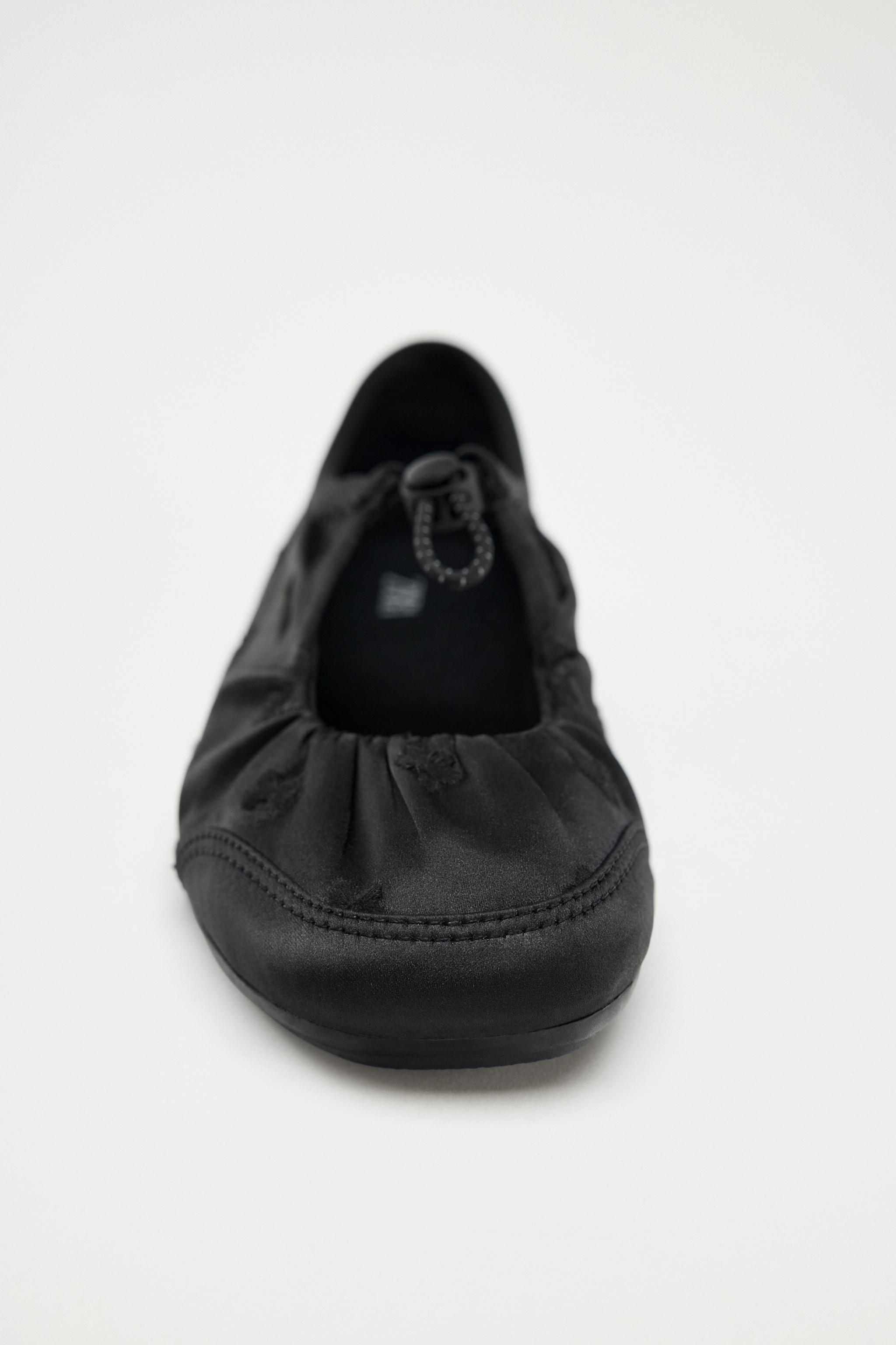バレエ フラット スニーカー - ブラック | ZARA Japan / 日本 バレエ フラット スニーカー - ブラック | ZARA Japan / 日本