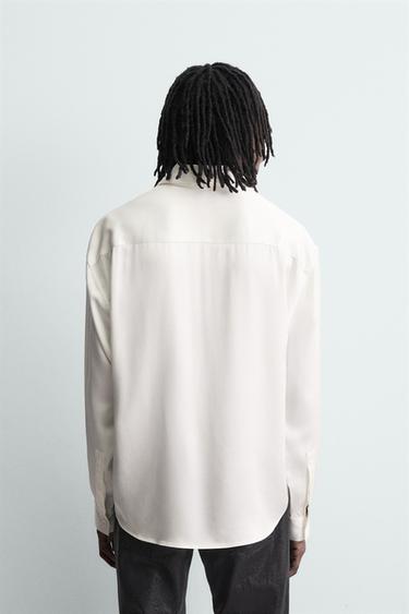 CHEMISE FLUIDE BANDANA - Blanc de Zara - Image 2