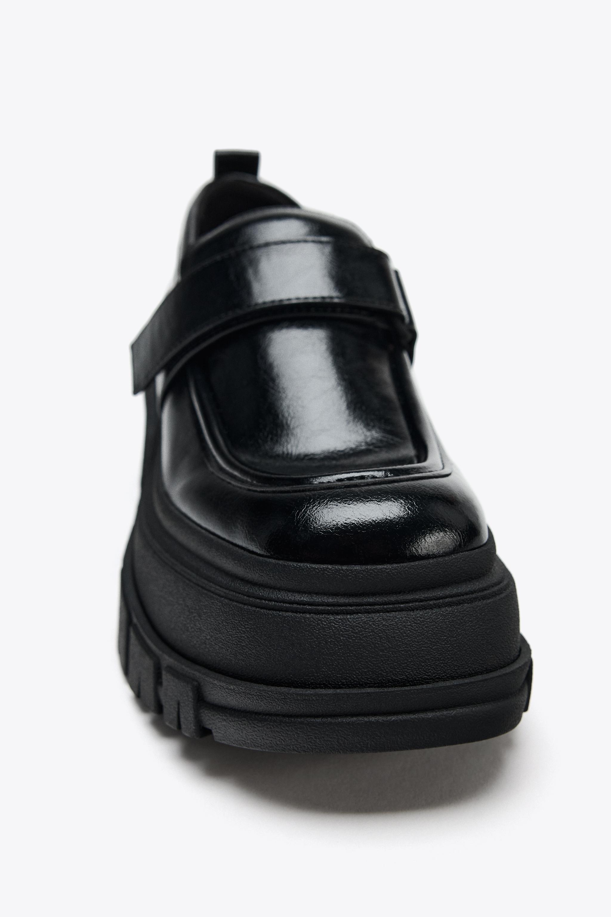 プラットフォームローファー - ブラック | ZARA Japan / 日本