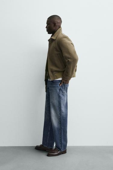 WOOL BLEND PUFFER JACKET - Greenish by Zara - Image 3