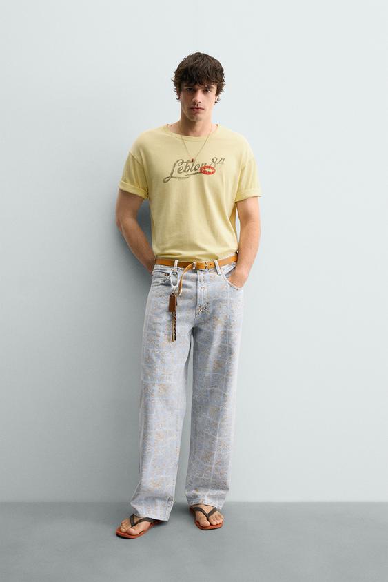 WASHED LEBLON T-SHIRT from Zara - $45.90