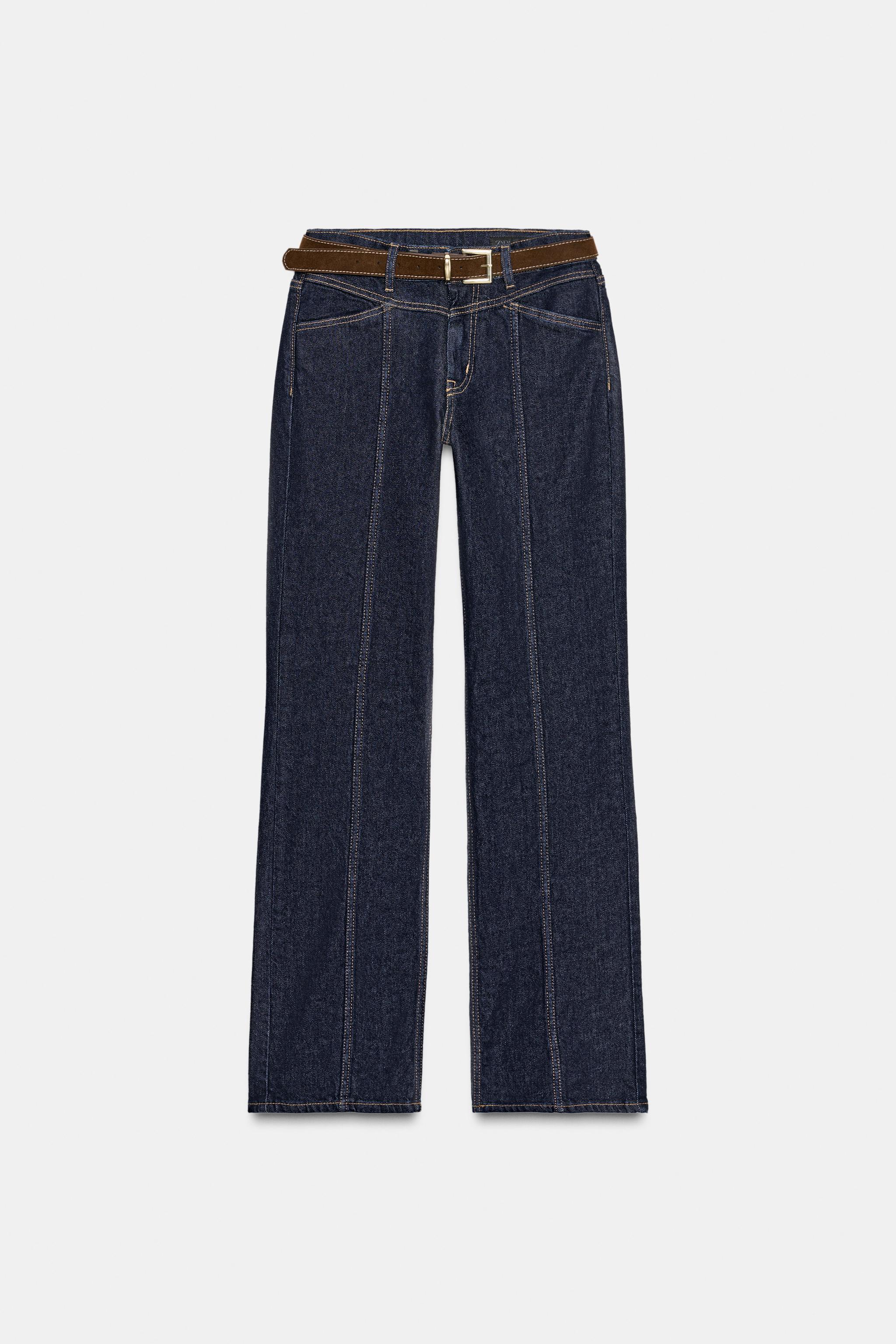 SPODNIE JEANSOWE Z1975 STRAIGHT SLIM ZE ŚREDNIM STANEM I