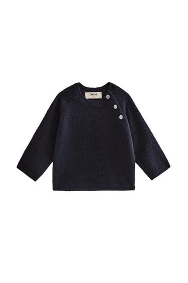 CASHMERE BABY SWEATER - Navy blue by Zara