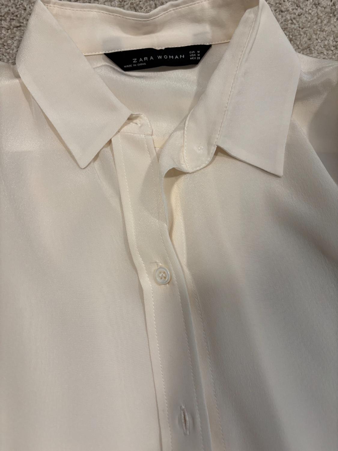 MULBERRY SILK BUTTON DOWN SHIRT - Image 3