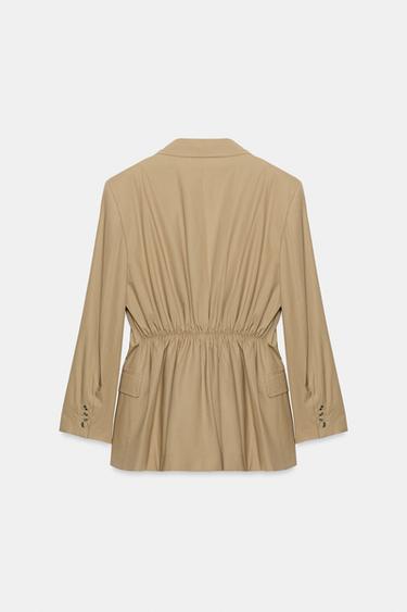 VESTE AJUSTÉE ZW COLLECTION LIMITED EDITION - Sable de Zara - Image 6