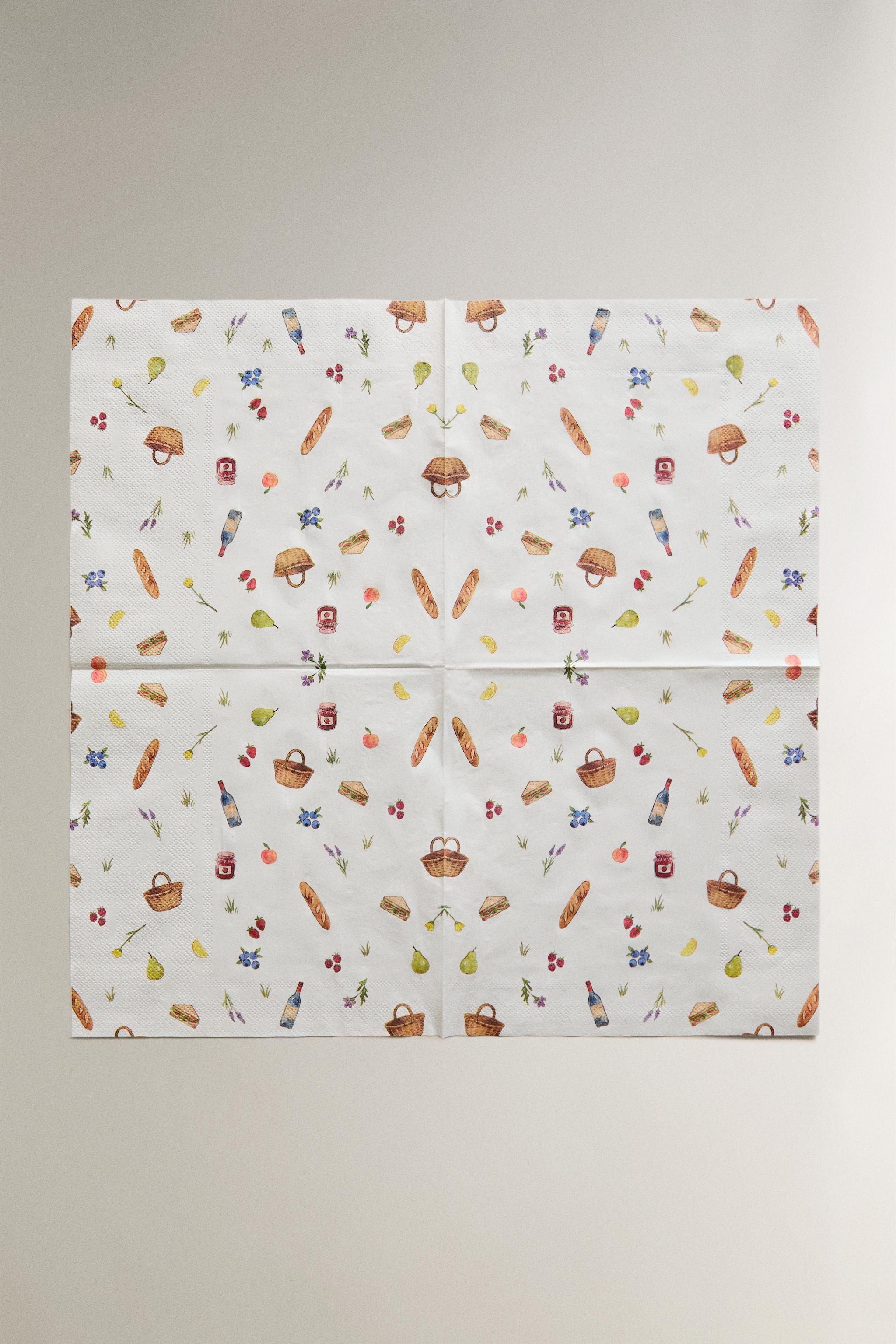 PICNIC PAPER NAPKINS (PACK OF 20)