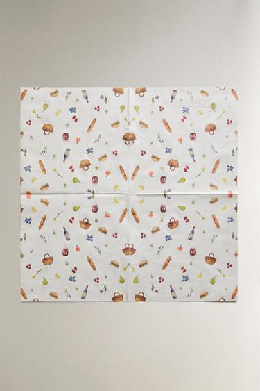 PACK OF PICNIC PAPER NAPKINS (PACK OF 20) - Cream by Zara - Image 1