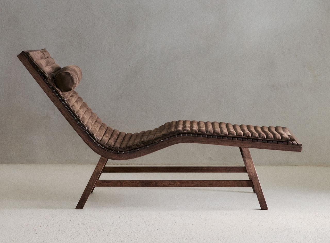 CHAISE LONGUE 01 — Dark brown