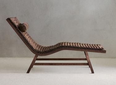 CHAISE LONGUE 01 — Dark brown 1