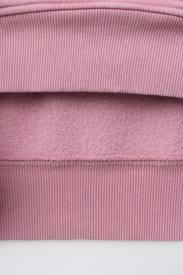 FADED EFFECT PATCHES SWEATSHIRT - Pink by Zara - Image 3