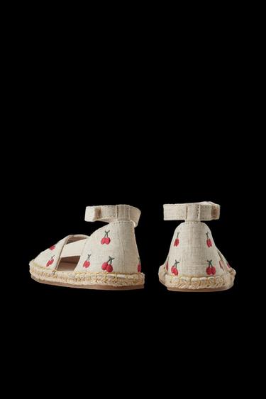 CHERRY JUTE SHOES - Ecru White by Zara