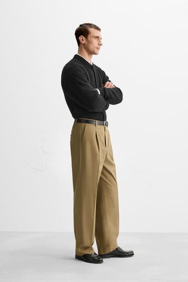PANTALON À PINCES ÉDITION LIMITÉE - Sable de Zara - Image 3