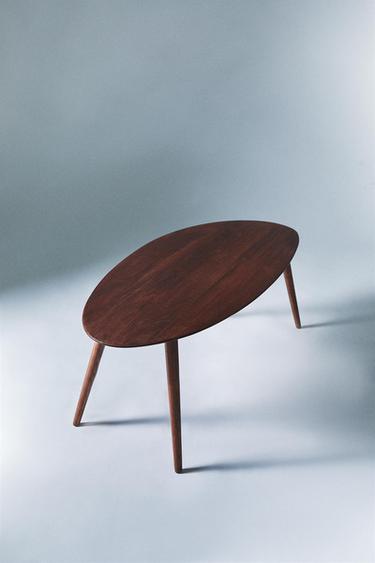 MESA CENTRO MADERA BISELADA - Marrón de Zara