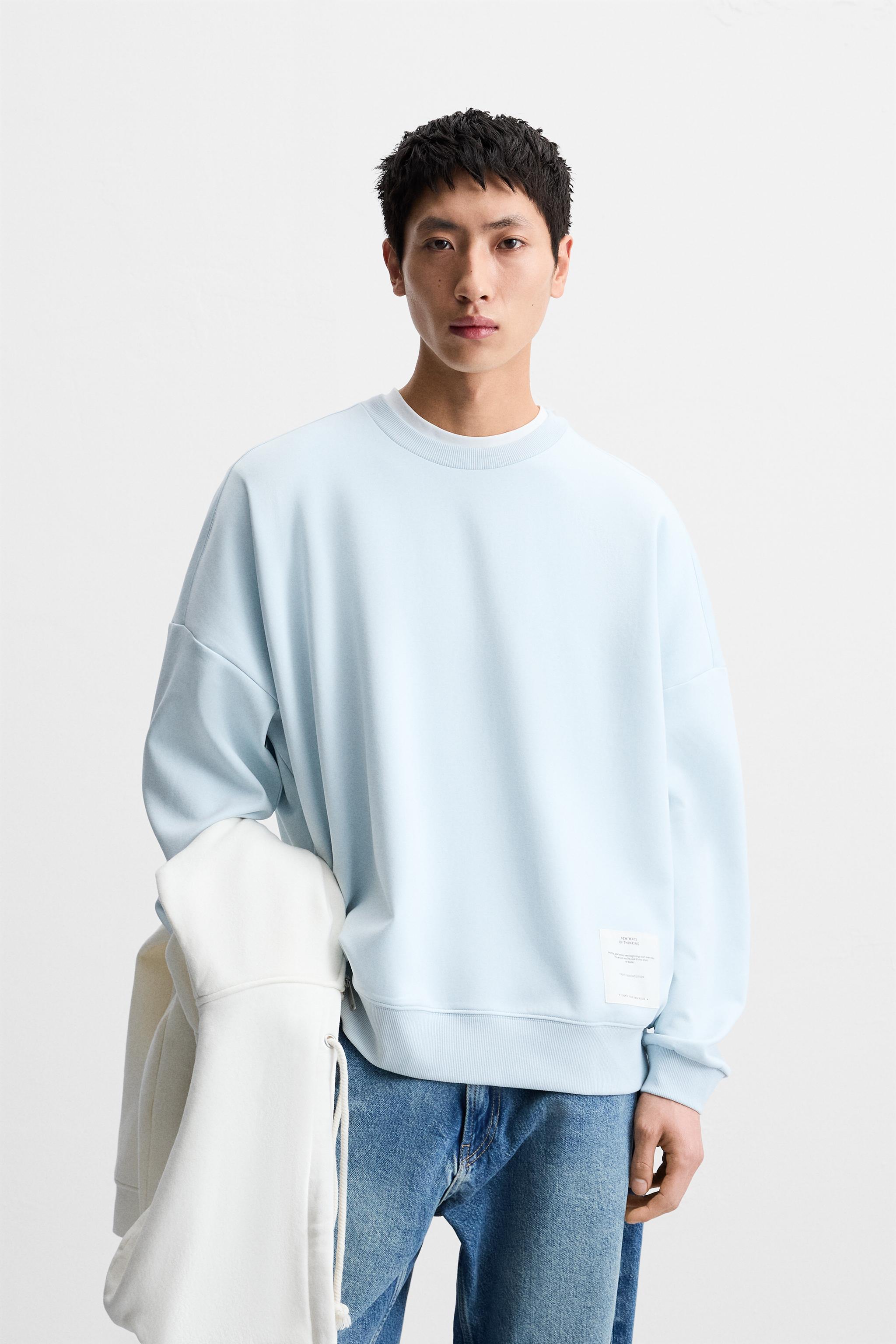 ソフト テクニカル スウェットシャツ - ブラック | ZARA Japan
