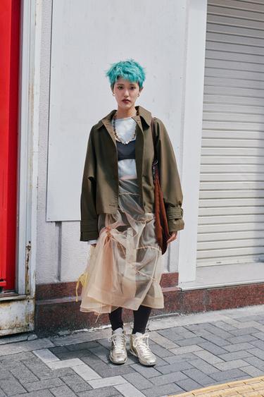 ZW COLLECTION WATER-REPELLENT TRENCH COAT - Light khaki by Zara