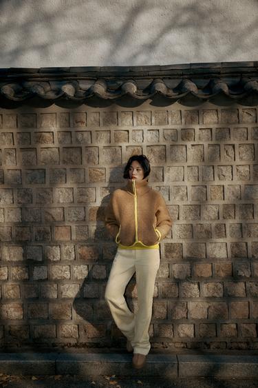 플레어 코듀로이 팬츠 - THE ITEM ZARA WOMAN - Zara 바닐라