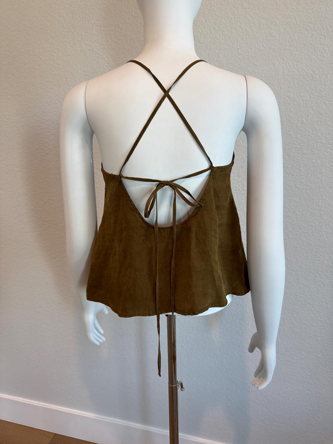 TIEABLE BACK HALTER TOP - Image 3