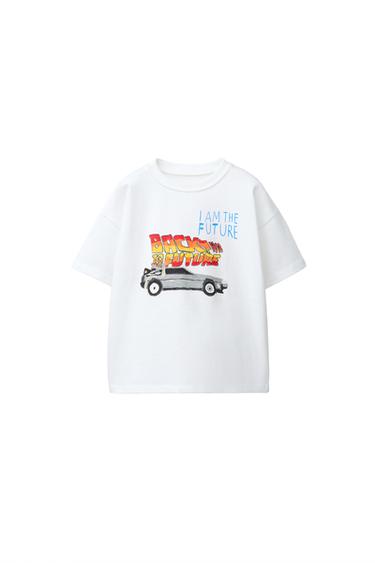 BACK TO THE FUTURE© X DYLAN´S T-SHIRT CLUB X ZARA ILLUSTRATION T-SHIRT - White by Zara