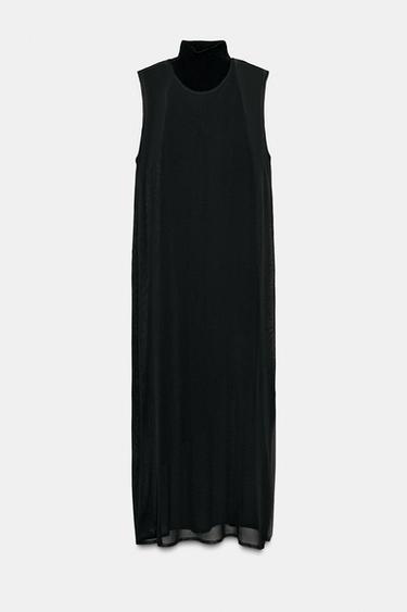 ROBE DOUBLE COUCHE LIMITED EDITION - Noir de Zara - Image 4
