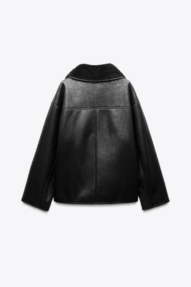 VESTE DOUBLE FACE COLLECTION ZW - Noir de Zara - Image 5
