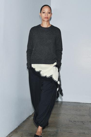 ZW COLLECTION PINSTRIPE BALLOON TROUSERS - striped by Zara - Image 0