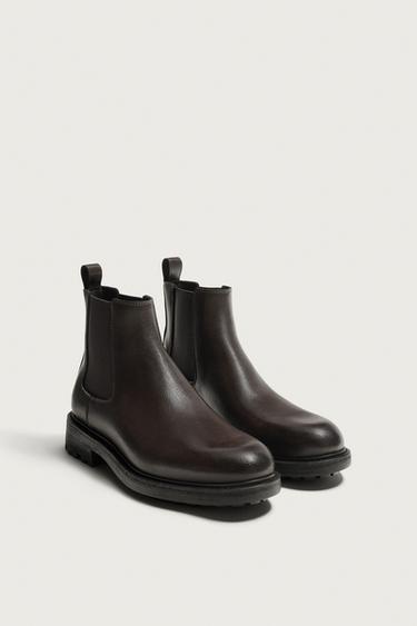 TRACK CHELSEA BOOTS — Brown 2