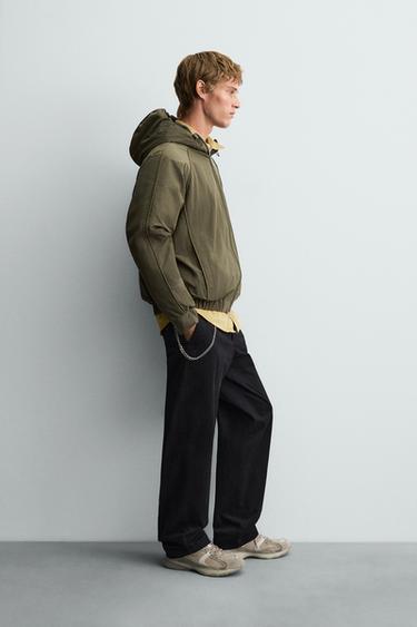 LIGHTWEIGHT WATER-REPELLENT TECHNICAL JACKET - Khaki by Zara - Image 3