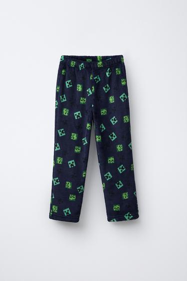 AGES 6-14 / MINECRAFT © MOJANG AB. ™ FLEECE PYJAMAS - Blue by Zara - Image 3
