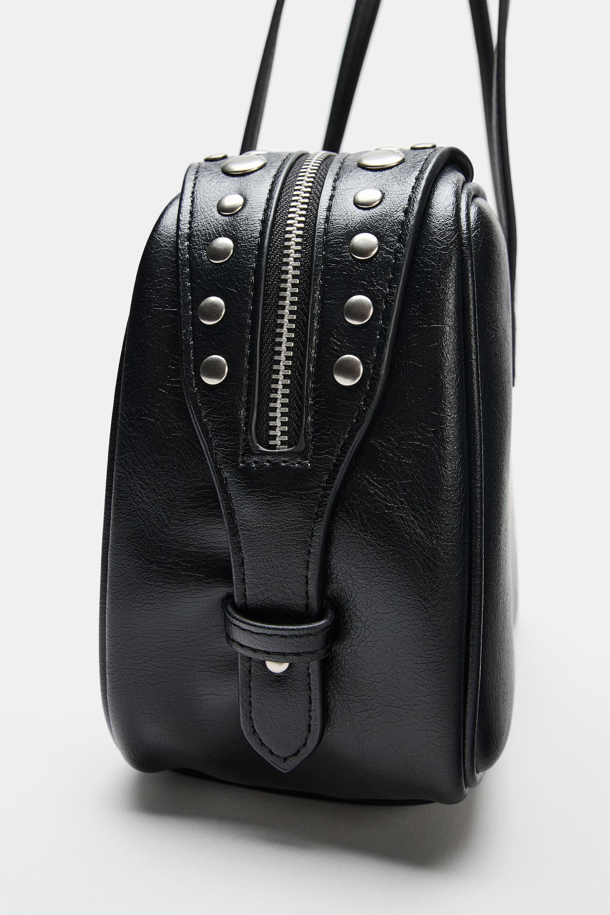STUDDED SHOULDER BAG