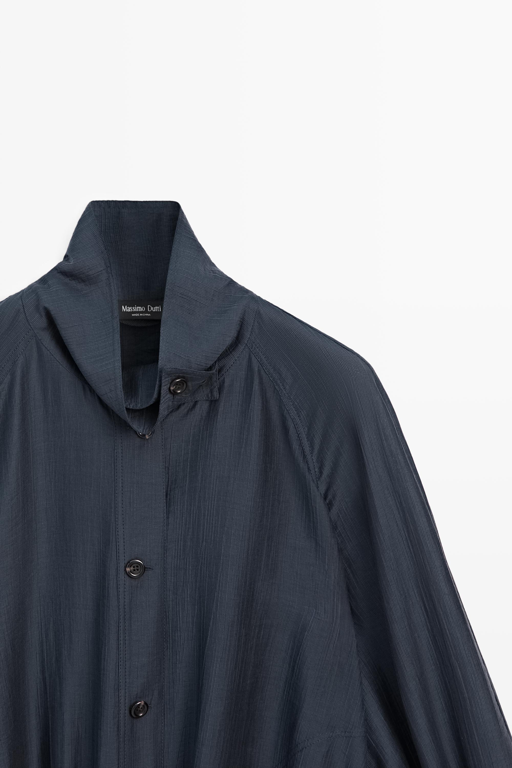 Veste bomber fluide détail froncé