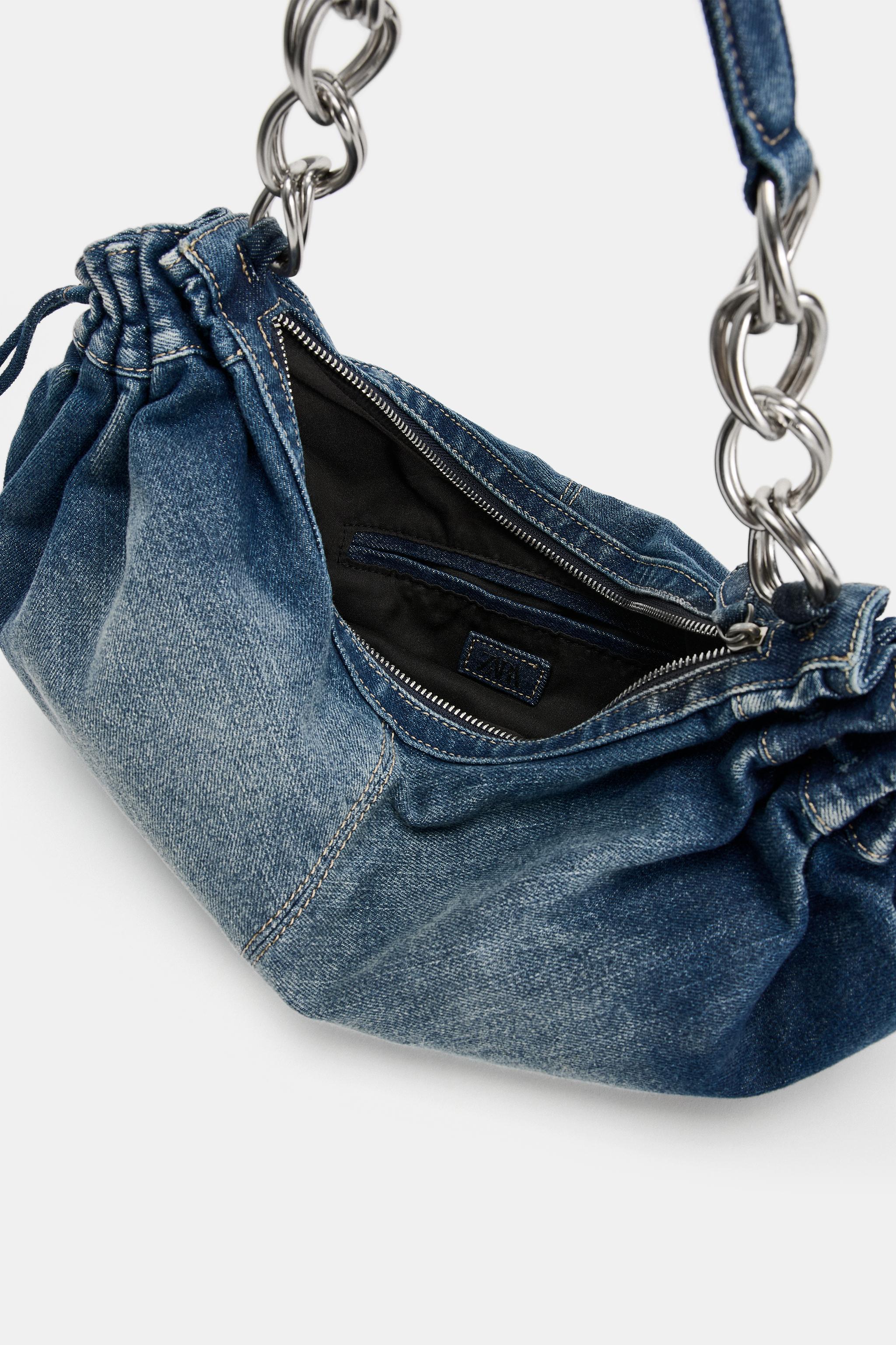 DENIM SHOULDER BAG