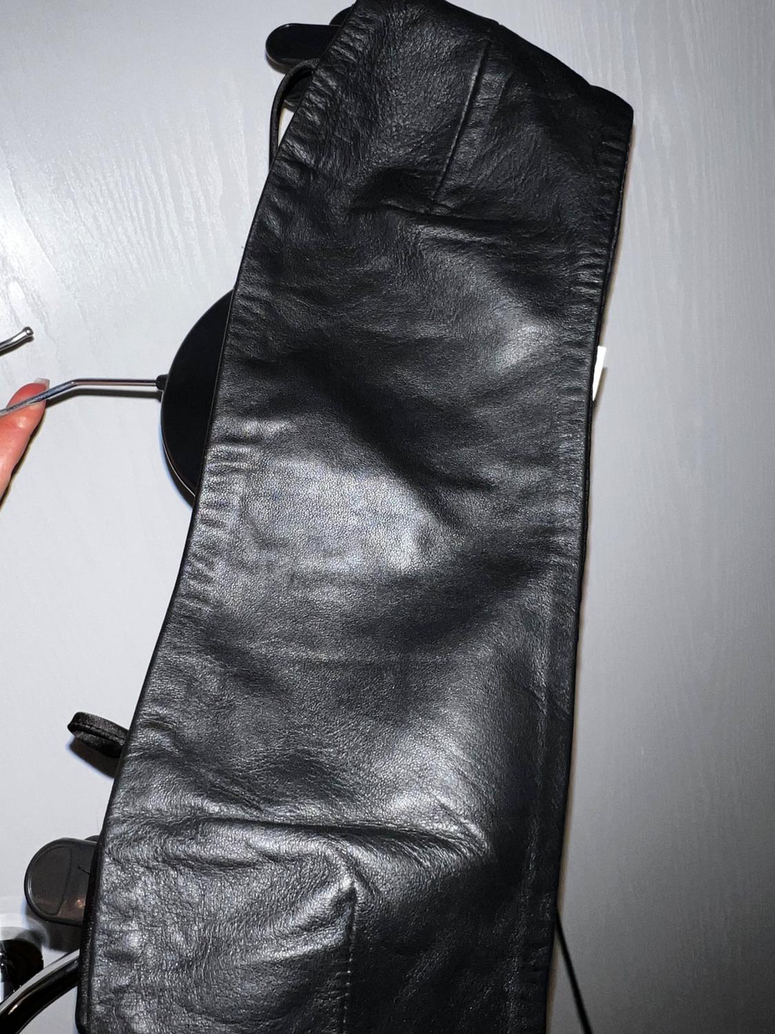 LEATHER BIKER JACKET - Image 5