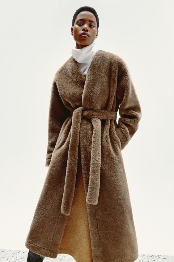 Max Mara Leo Teddy Mantel Max Mara Teddy Mantel In Beige Max Mara