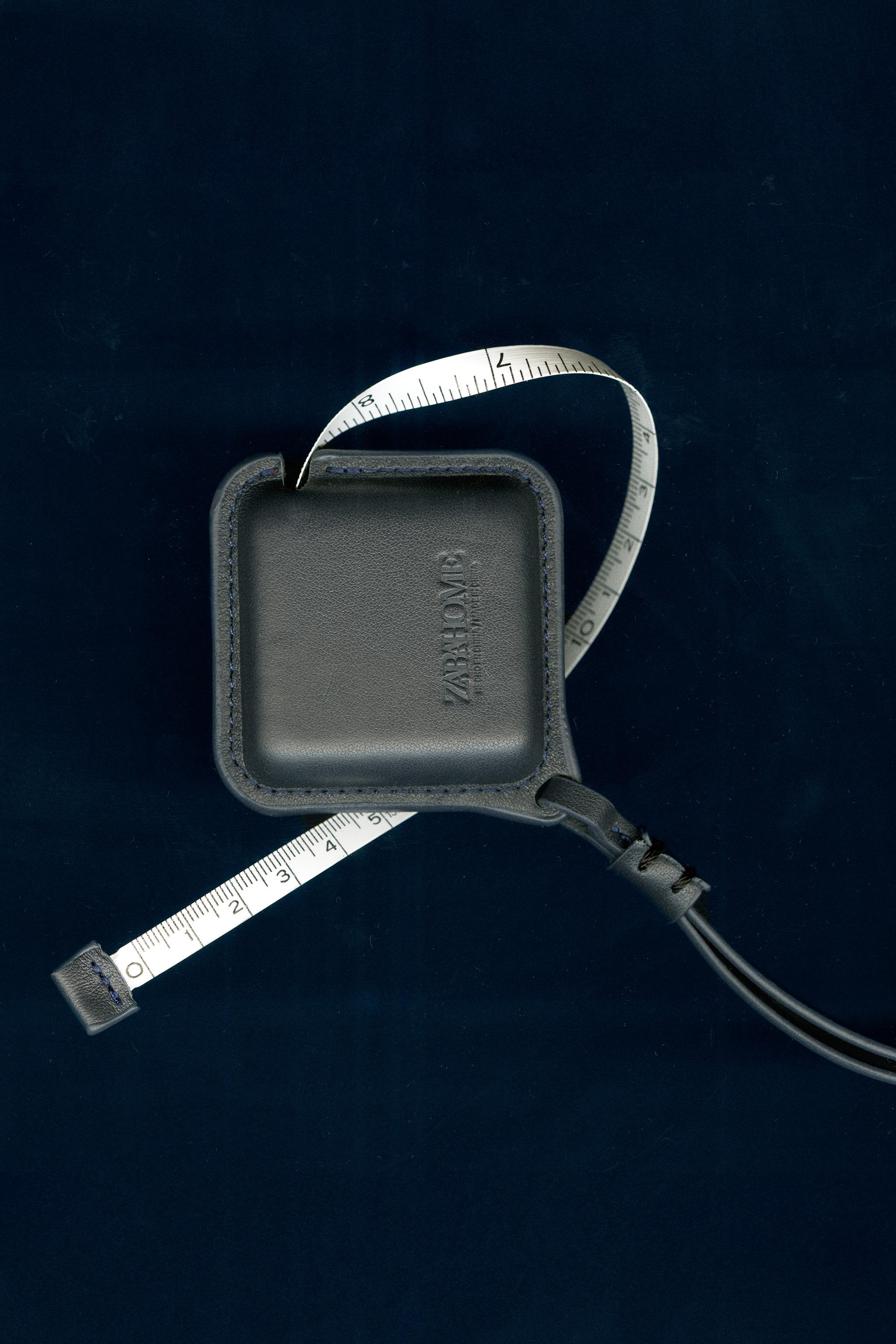 Zara BLUE LEATHER MEASURING TAPE — фото 5