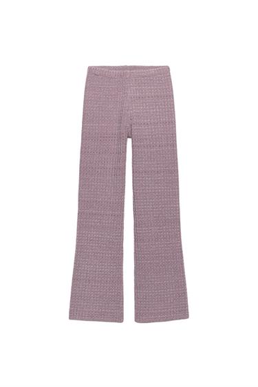 STRETCH TEXTURED TROUSERS