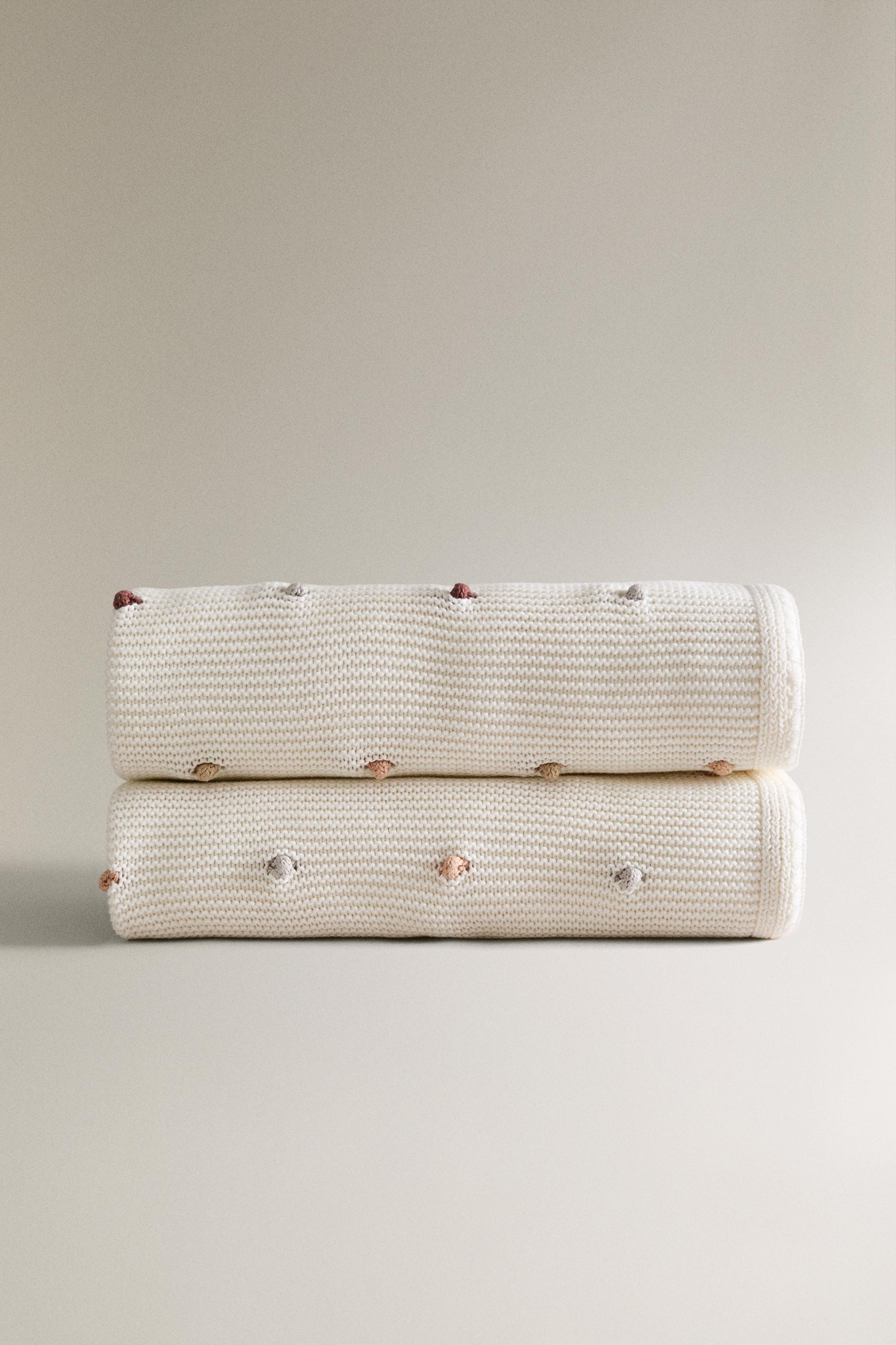 キッズ ニット ブランケット - マルチカラー | ZARA Japan / 日本