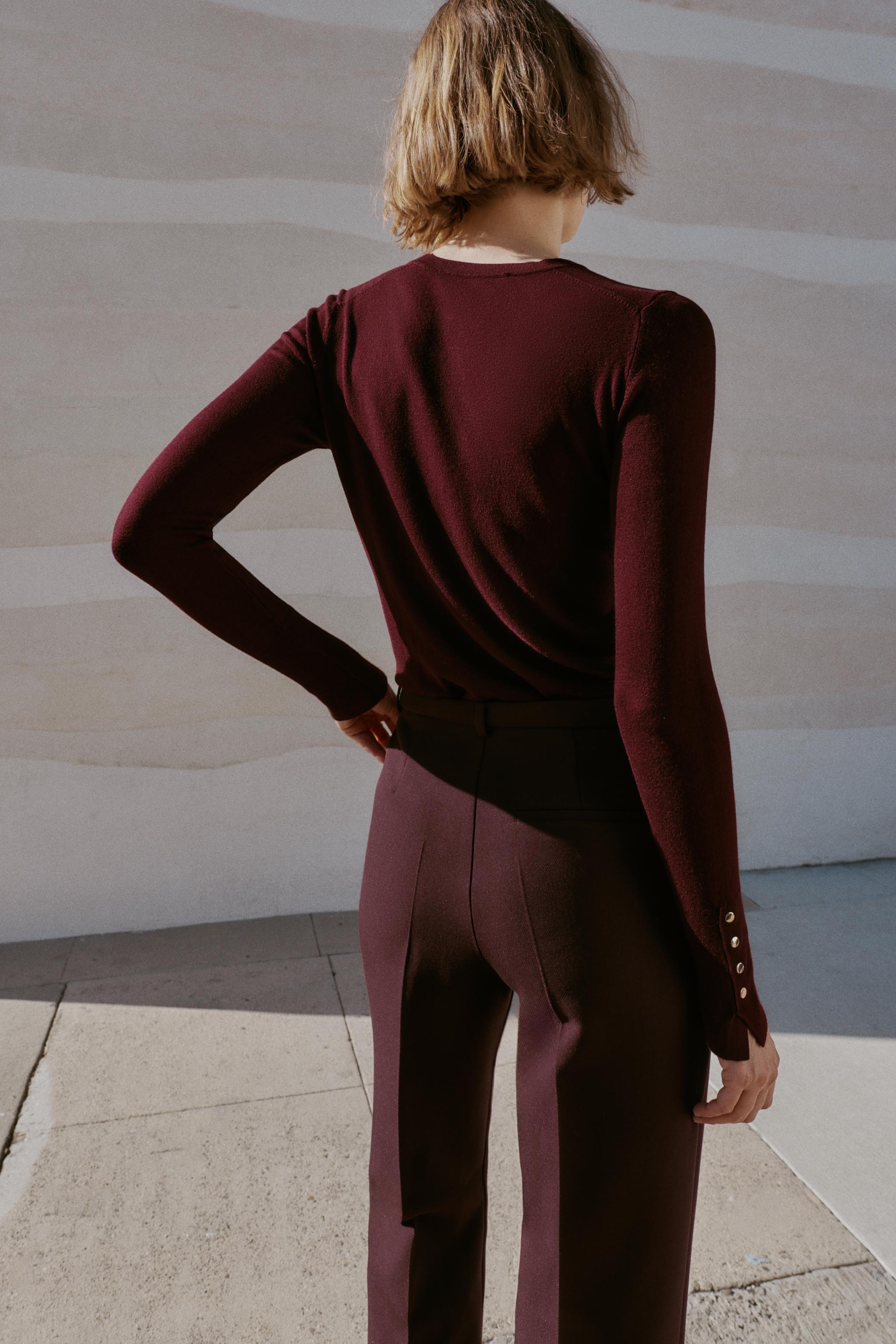 BASIC PLAIN KNIT JUMPER