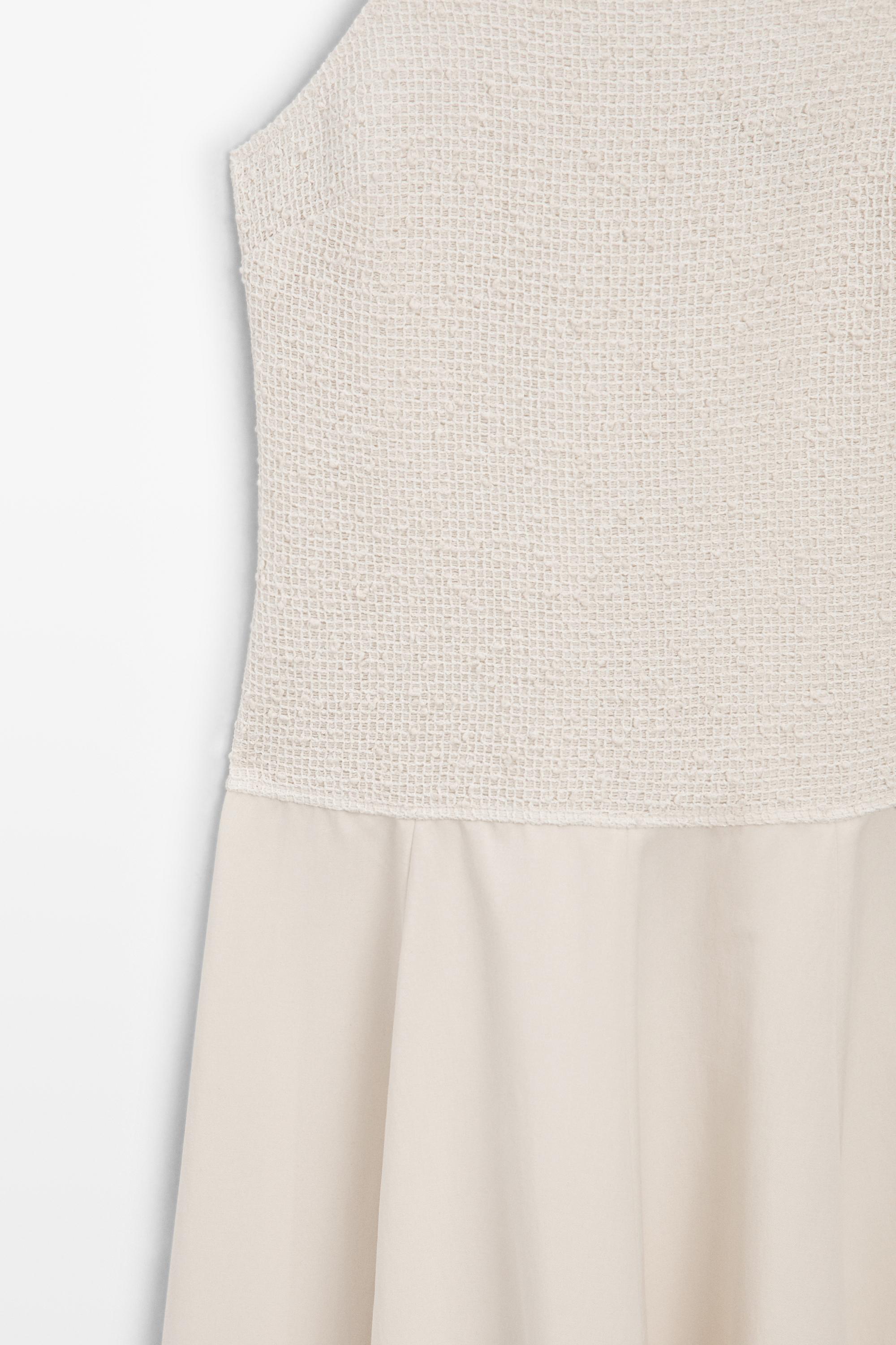 Robe longue bi-matière
