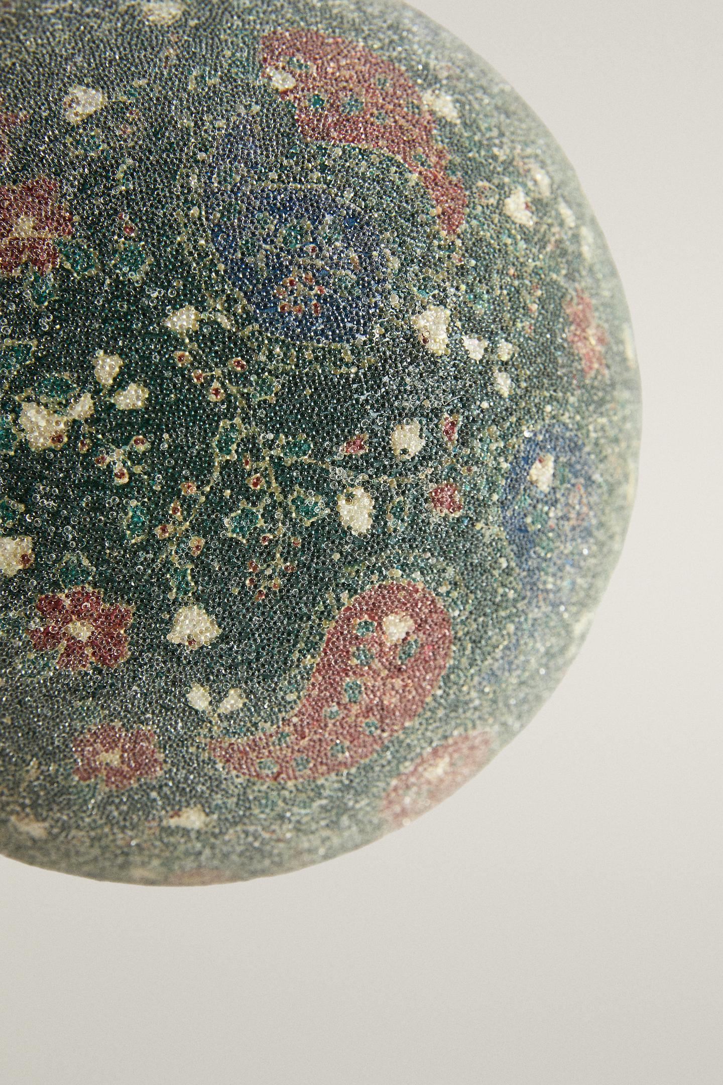 Ёлочные украшения Zara Large Paisley Christmas Tree Decoration, цвет: Зелёный — фото 3