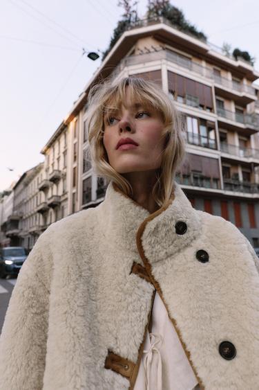 REVERSIBLE DOUBLE-FACED JACKET - camel by Zara - Image 7