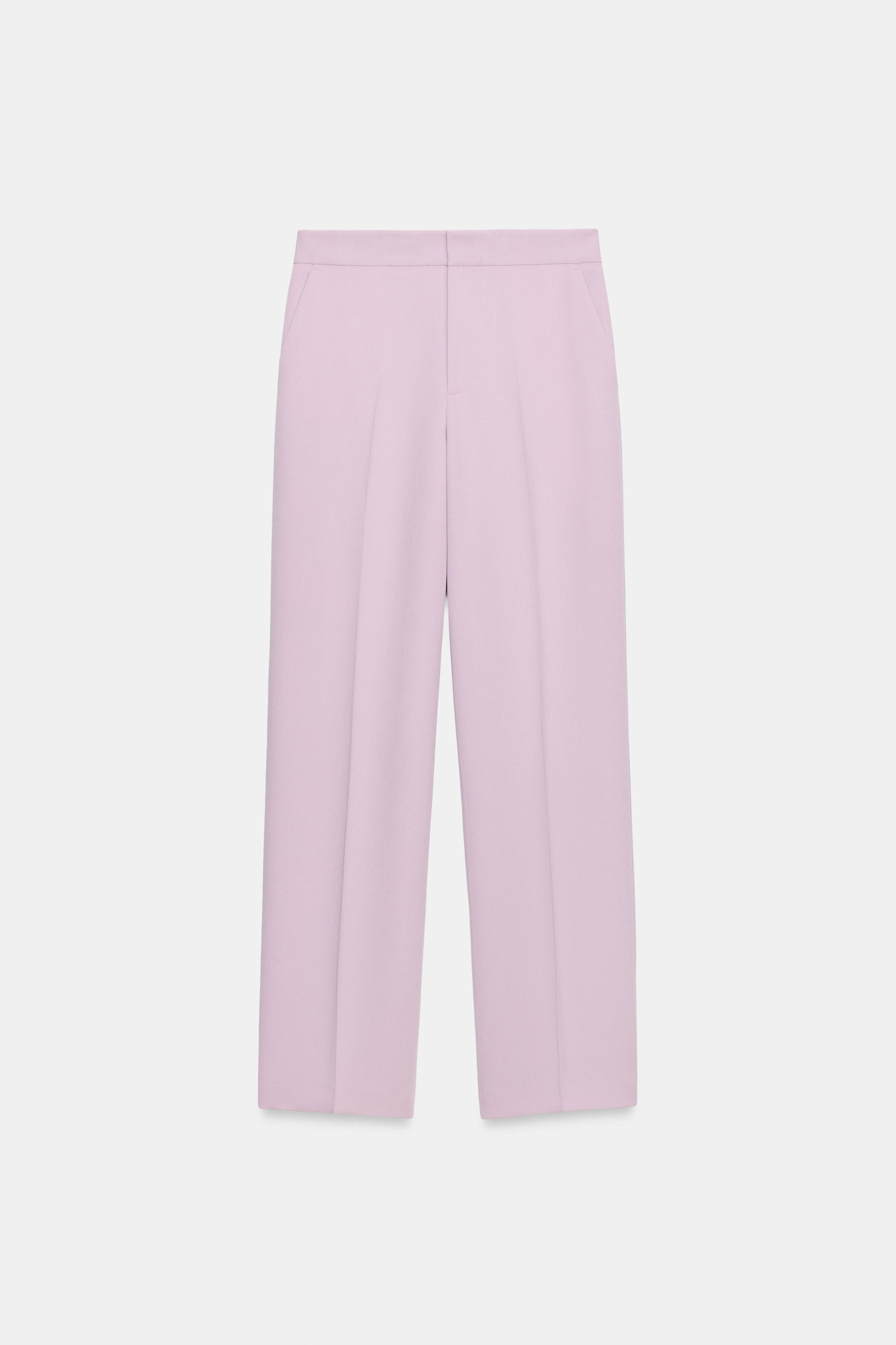 YÜKSEK BEL DÜZ KESİM PANTOLON - Görsel 5