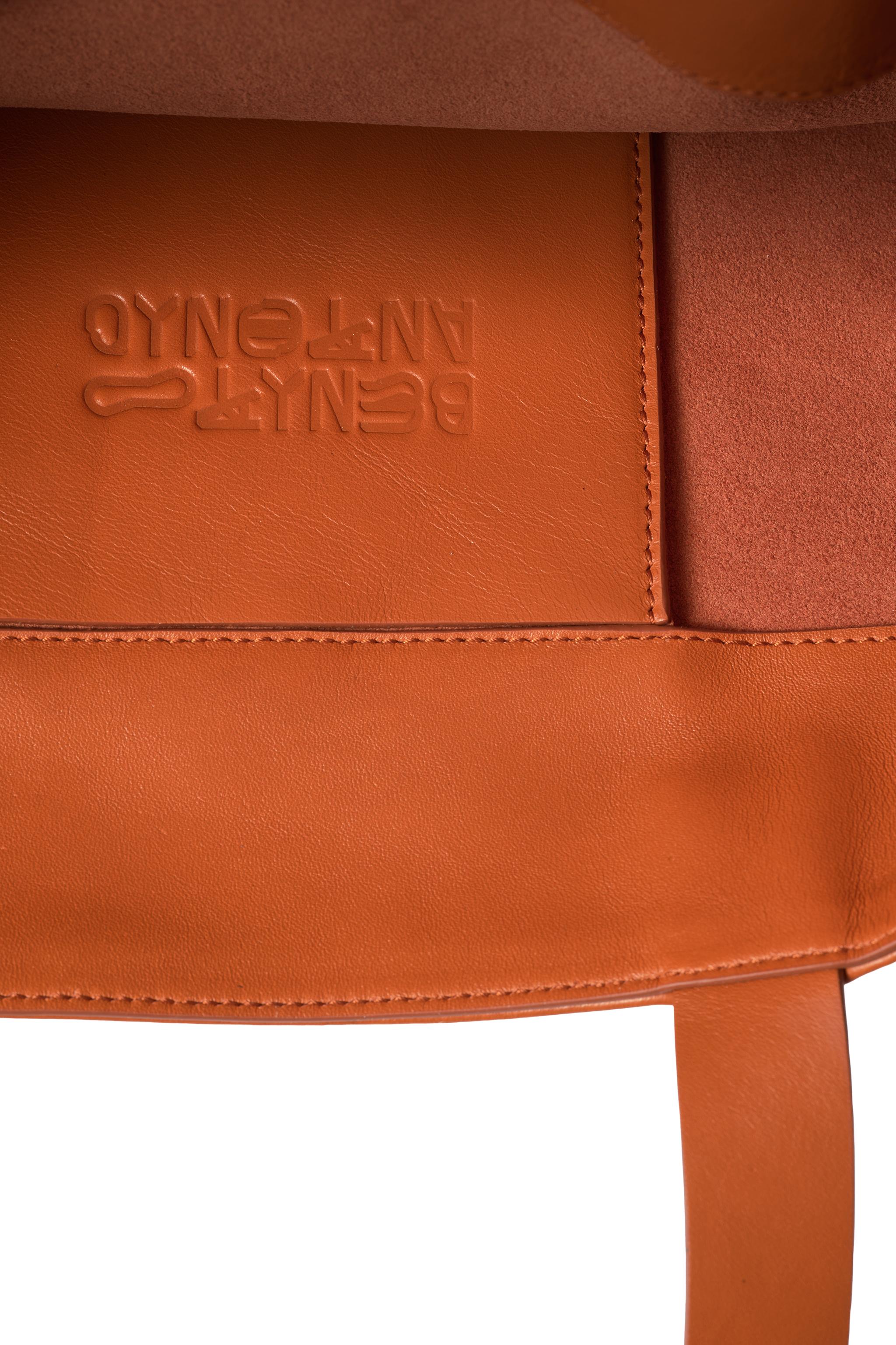 LEATHER SHOPPER BAG