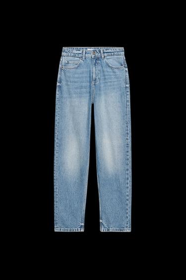 JEANS Z.01 MOM FIT COMFORT TIRO ALTO - Azul medio de Zara - Imagen 0