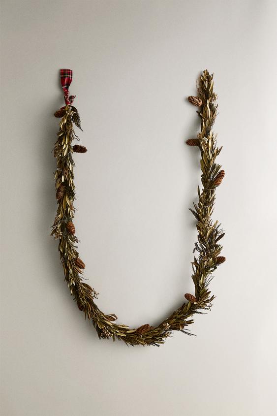 OLIVE LEAF CHRISTMAS LIGHT UP GARLAND Green ZARA United States