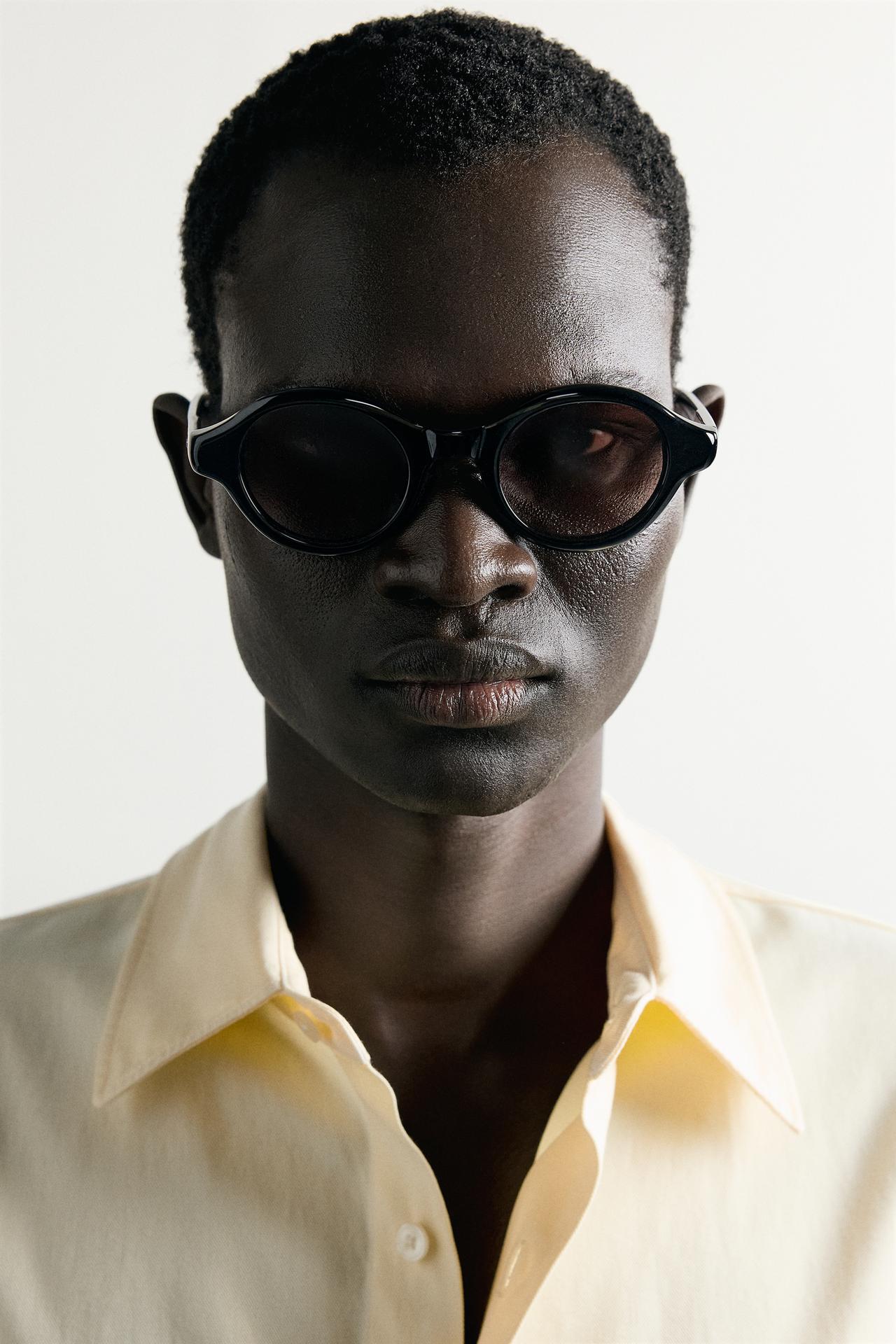 ROUND SUNGLASSES — Tortoiseshell