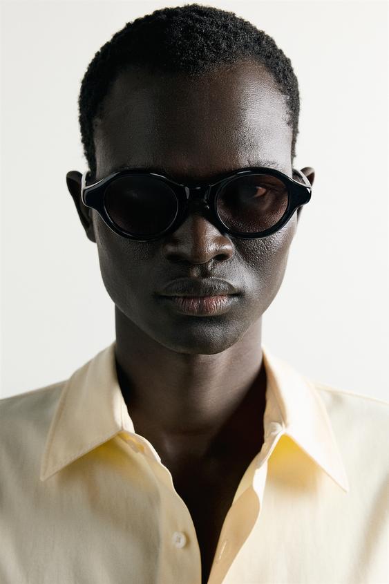 GAFAS DE SOL REDONDAS - Carey de Zara - Imagen 0