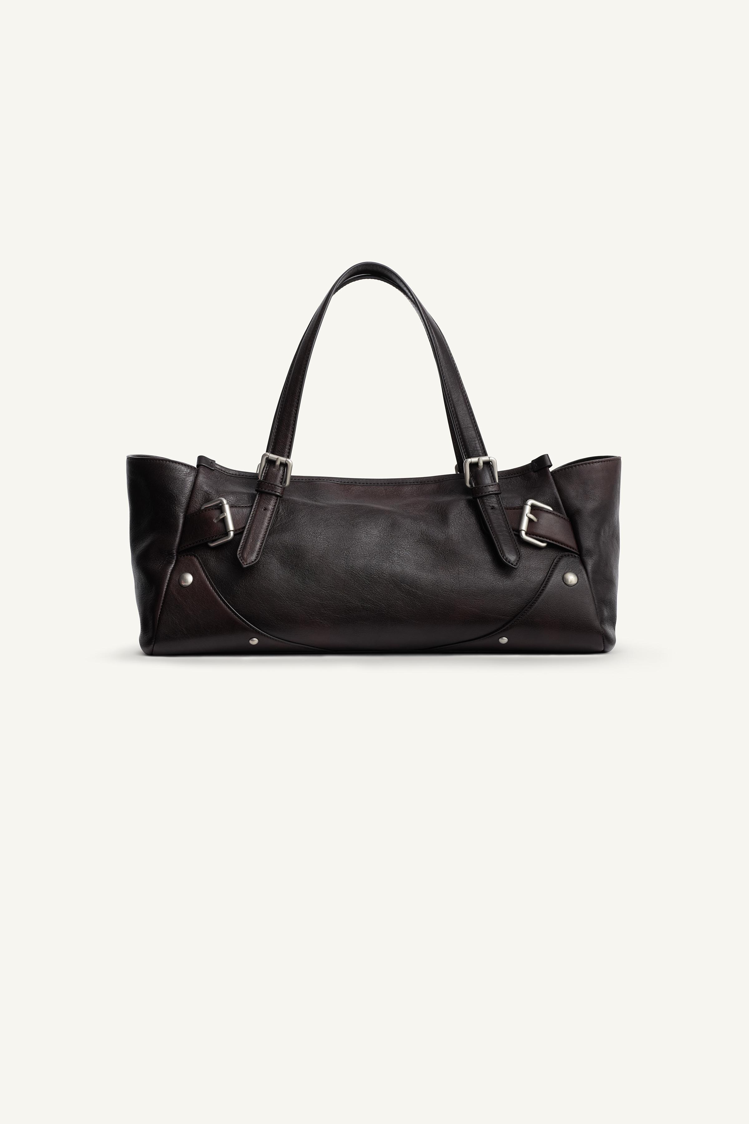 LIMITED EDITION STUDDED LEATHER SHOULDER BAG