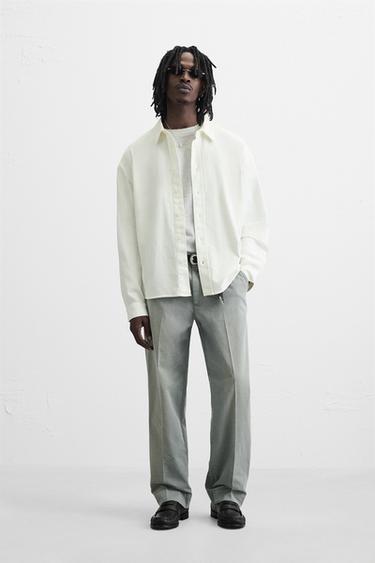 RELAXED FIT SHIRT - White by Zara - Image 0