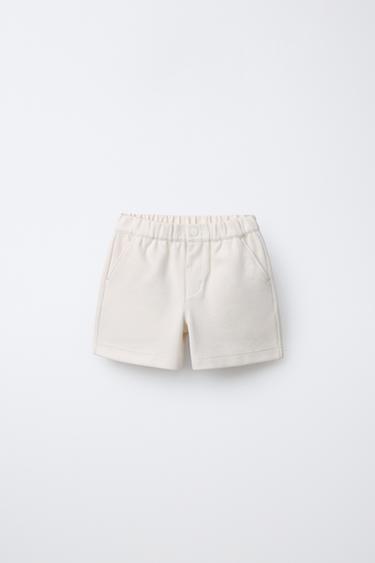 COMFORT BERMUDA SHORTS - Ecru by Zara
